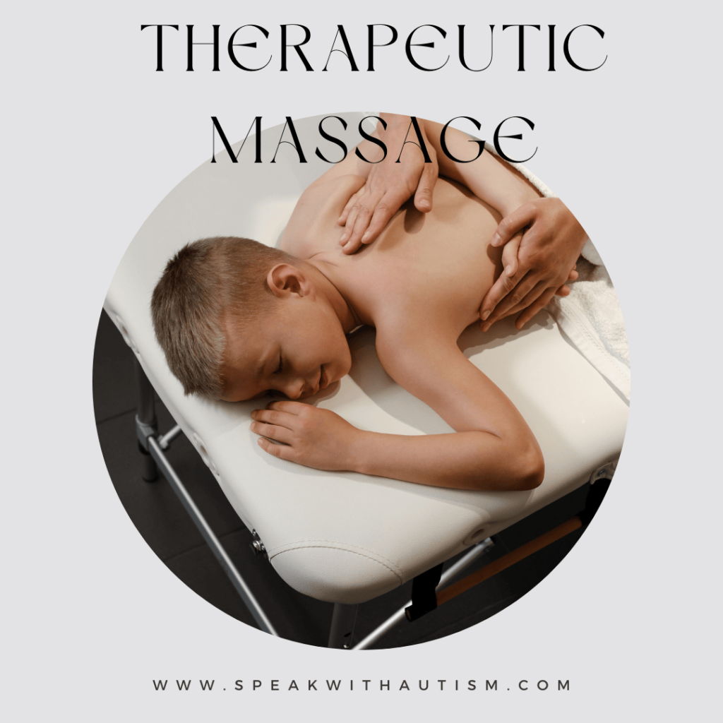 Therapeutic massage and Deep compression
