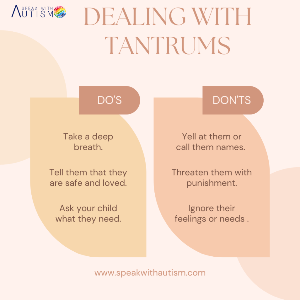 how to deal with tantrums