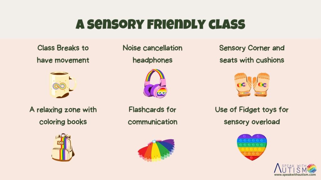 A sensory friendly class