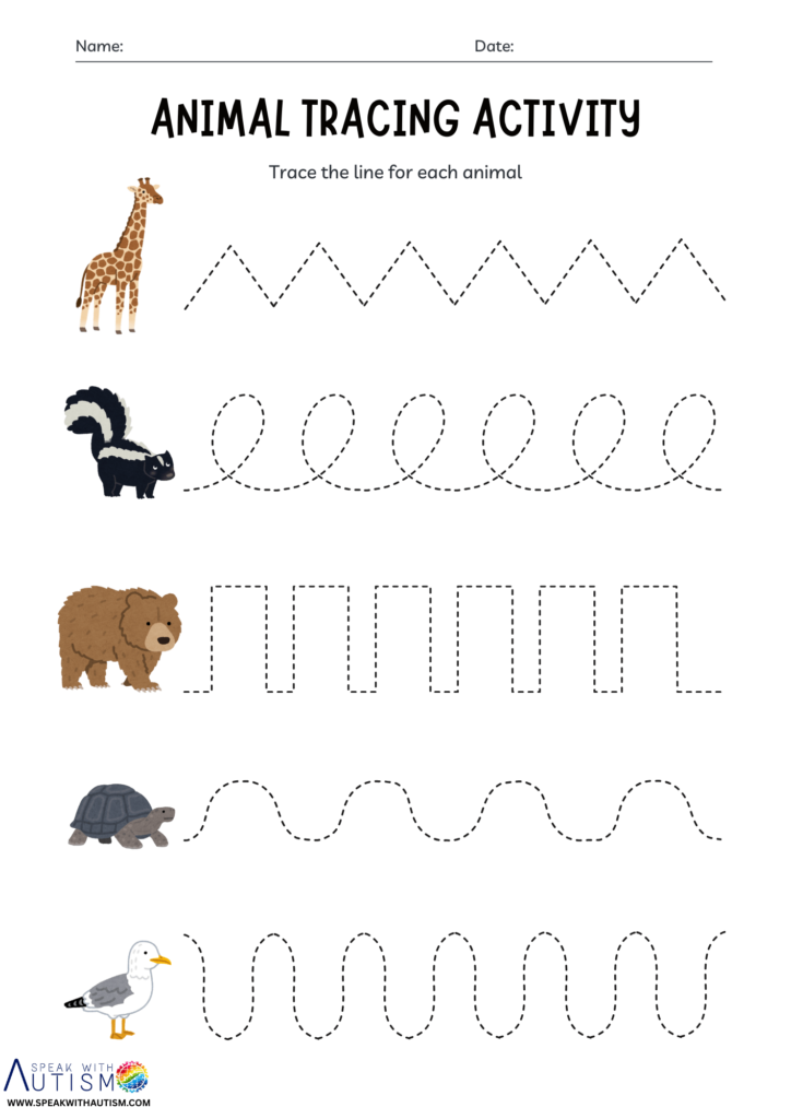 animal tracing activities