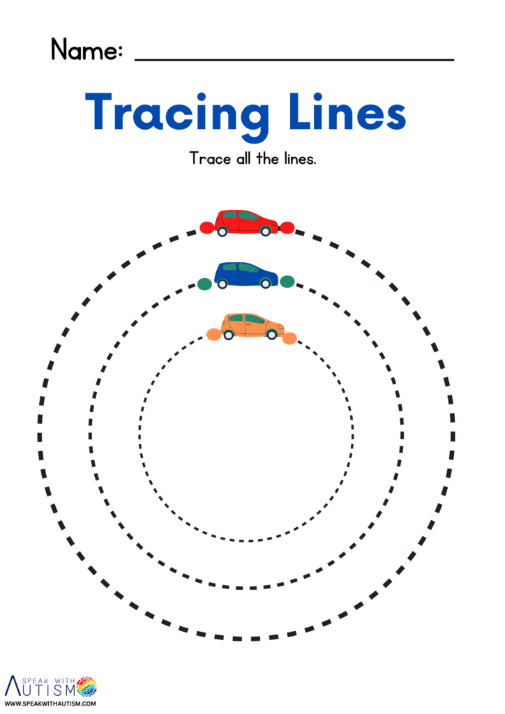 tracing lines
