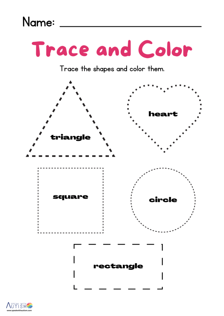 shapes tracing